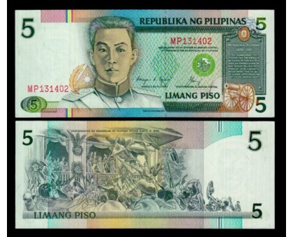 Филиппины 5 песо 1985-1994