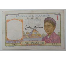 Французский Индокитай 1 пиастр 1936
