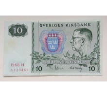Швеция 10 крон 1966