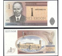 Эстония 1 крона 1992