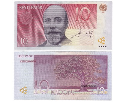 Эстония 10 крон 2007