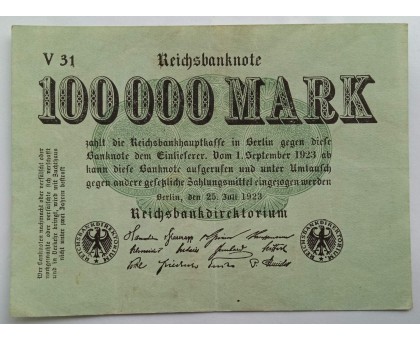 Германия 100000 марок 1923