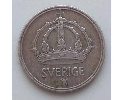 Швеция 10 эре 1950 серебро