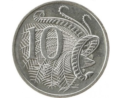Австралия 10 центов 2016 50 лет десятичной денежной системы