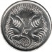 Австралия 5 центов 2016. 50 лет десятичной денежной системы