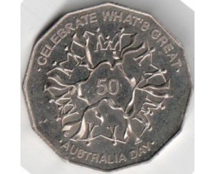 Австралия 50 центов 2010. День Австралии 2010