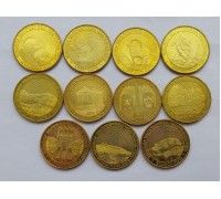 Армения 50 драм 2012 Регионы. Набор 11 монет