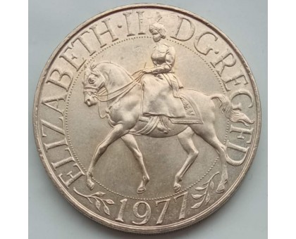 Великобритания 1 Крона 1977. 25 лет правления
