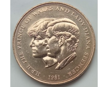 Великобритания 1 Крона 1981. Чарльз и Диана