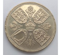 Великобритания 5 шиллингов 1953. Коронация Королевы Елизаветы II