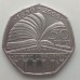 Великобритания 50 пенсов 2000. 150 лет публичной библиотеке