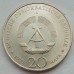 Германия (ГДР) 20 марок 1971. 85 лет со дня рождения Эрнста Тельмана