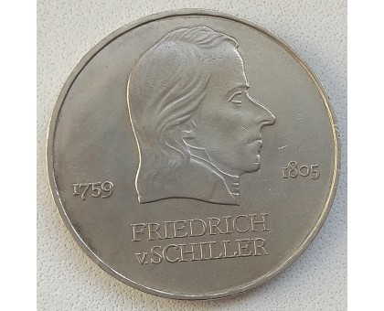 Германия (ГДР) 20 марок 1972. Фридрих фон Шиллер