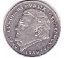 Германия (ФРГ) 2 марки 1990-2001. Франц Йозеф Штраус, 40 лет Федеративной Республике