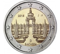Германия 2 евро 2016. Саксония