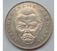 Германия (ФРГ) 2 марки 1988-2001. Людвиг Эрхард, 40 лет Федеративной Республике (1948-1988)