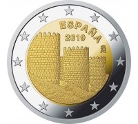 Испания 2 евро 2019. ЮНЕСКО - Авила