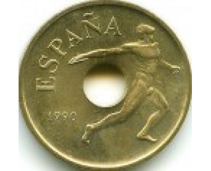 Испания 25 песет 1990. XXV летние Олимпийские Игры, Барселона 1992