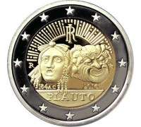 Италия 2 евро 2016. 2200 лет со дня смерти Тита Макция Плавта