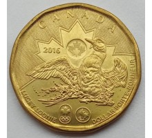 Канада 1 доллар 2016. XXXI летние Олимпийские Игры, Рио-Де-Жанейро 2016
