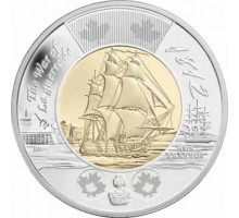 Канада 2 доллара 2012. Война 1812 года - Фрегат «Шеннон»