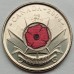 Канада 25 центов 2004. 90 лет начала 1-й Мировой войны (цветная)