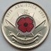 Канада 25 центов 2008. 90 лет окончания 1-й Мировой войны. Цветная