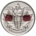 Канада 25 центов 2010. 65 лет Победы во Второй Мировой войне. Цветная