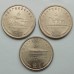 Китай 1 юань 1991. 70 лет Коммунистической партии Китая. Набор 3 монеты