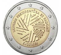 Латвия 2 евро 2015. Президентство Латвии в Совете ЕС