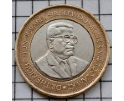 Маврикий 20 рупий 2007. 40 лет Банку Маврикия