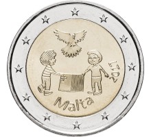 Мальта 2 евро 2017. Мир