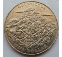 Новая Зеландия 1 доллар 1970. Гора Кука