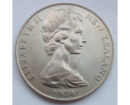 Новая Зеландия 1 доллар 1974. X Британские Игры Содружества