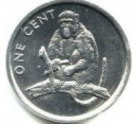 Острова Кука 1 цент 2003. Обезьяна