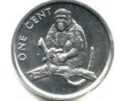 Острова Кука 1 цент 2003. Обезьяна