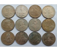 Польша 1979-1989. Польские правители. Набор 12 монет