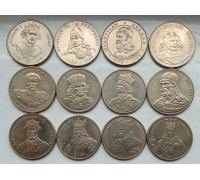 Польша 1979-1989. Польские правители. Набор 12 монет