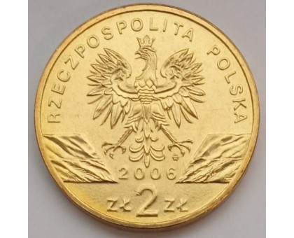 Польша 2 злотых 2006. Всемирная природа - Сурок