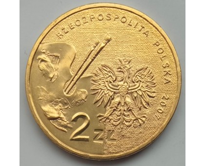 Польша 2 злотых 2007. Леон Вычулковский
