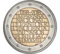 Португалия 2 евро 2018. 250 лет Монетному двору
