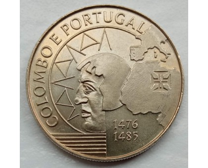 Португалия 200 эскудо 1991. Христофор Колумб в Португалии