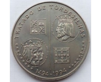Португалия 200 эскудо 1994. 500 лет заключения Тордесильясского договора