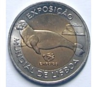 Португалия 100 эскудо 1997. Лиссабон ЭКСПО, 1998
