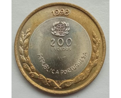 Португалия 200 эскудо 1998. Международный год океана - ЭКСПО, 1998