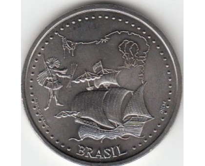 Португалия 200 эскудо 1999. 500 лет открытия Бразилии