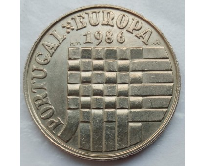 Португалия 25 эскудо 1986. Вступление в зону свободной торговли Европы