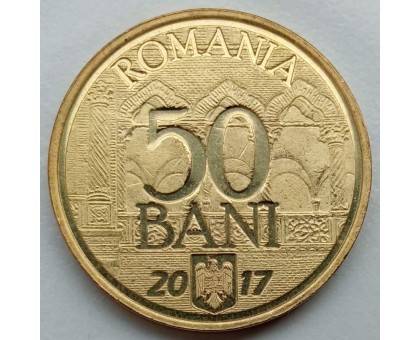 Румыния 50 бань 2017. 10 лет вступлению в ЕС