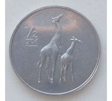 Северная Корея 1/2 чона 2002. Мир животных - Жираф