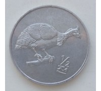 Северная Корея 1/2 чона 2002. Мир животных - Цесарка